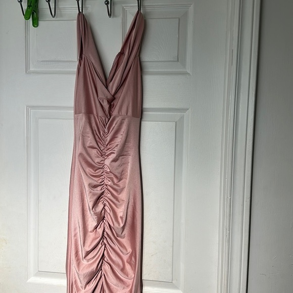 Charlotte Russe long  pink dress - Picture 3 of 7